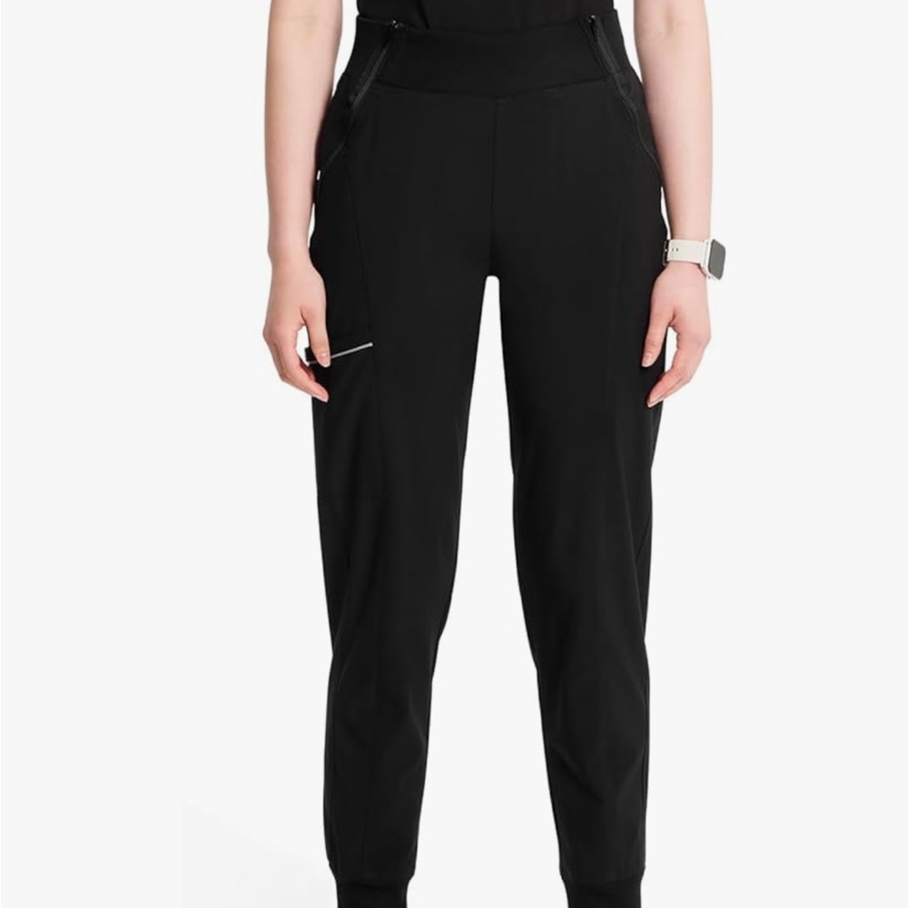 Cherokee Infinity Womens Scrub Jogger Pants Mid Rise Bottoms with 5 Pockets